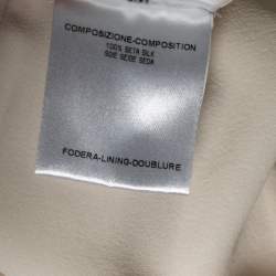 Pre Owned Gucci Cream Silk Kimono Sleeves Front Button Shirt M