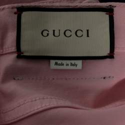 Pre Owned Gucci Pink Denim Skinny Fit Jeans M