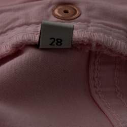 Pre Owned Gucci Pink Denim Skinny Fit Jeans M