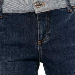 مملوكة مسبقًا Gucci Blue Denim Horsebit Detailed Jeans M 
