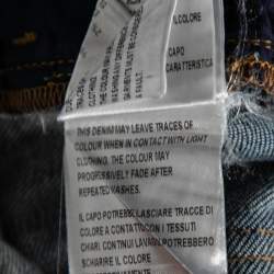 Pre Owned Gucci Blue Denim Horsebit Detailed Jeans M 