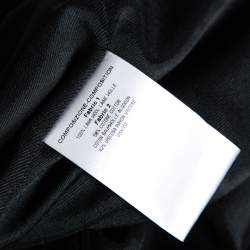 Pre Owned Gucci Black Wool Metal Appliqued Short Skirt M