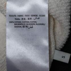 Pre Owned Gucci Off-White Terry Knit Ignasi Monreal Print Sweatshirt S