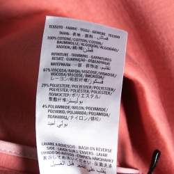 Pre Owned Gucci Pink Cotton Life Is Gucci Spray Painted Sweatshirt M