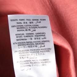 Pre Owned Gucci Pink Cotton Life Is Gucci Spray Painted Sweatshirt M