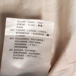 Pre Owned Gucci Black Cotton Straight Fit Trousers L