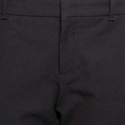 Pre Owned Gucci Black Cotton Stretch Tailored Trousers M