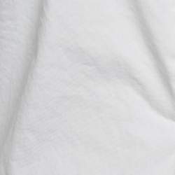 Gucci Vintage White Stretch Cotton Lace-Up Detail Shirt L