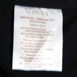 Pre Owned Gucci Equestrian Black Zip Front Jacket M