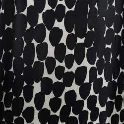 Gucci Black/White Polka Dot Print Dress M
