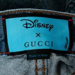 Gucci Blue Denim Donald Duck Eco Shorts M