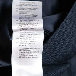 Gucci Navy Blue Linen Pant Suit M 