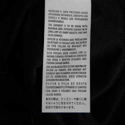 Pre Owned Gucci Black GG Jacquard Jersey Zip-Front Jacket XS