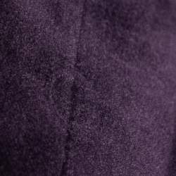 Pre Owned Gucci Purple Velvet Knee-Length Pencil Skirt S