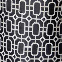 Gucci Black Octagonal Jacquard Wool Blend Sheath Dress S