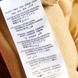 Pre Owned Gucci Brown GG Print Technical Jersey Web Detail Mini Dress M