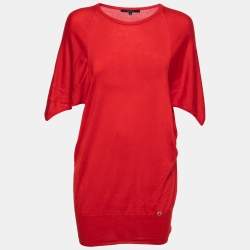 Gucci Red Cashmere & Wool Knit Jumper XS