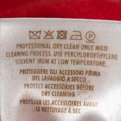 Gucci Red Cashmere & Wool Knit Jumper XS