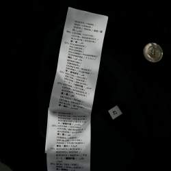 Pre Owned Gucci Black Tweed Web Trim Detail Jacket M