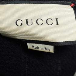 Gucci Black Knit Sequined Bosco & Orso Sweatshirt S