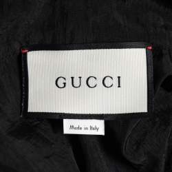 Gucci Black & Red Synthetic Spiritismo Windbreaker Jacket XS