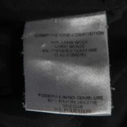 Pre Owned Gucci Black Wool Single Breasted Blazer M