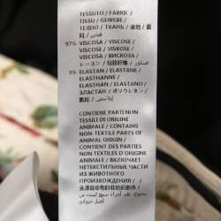 Pre Owned Gucci Black Crepe Tailored Flared Trousers S