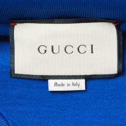 Gucci Brown Logo Printed Jersey Jacket Dress M