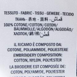 Pre Owned Gucci Black Distressed Cotton Logo T-Shirt M