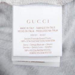 Pre Owned Gucci Snakeskin Print Sleeveless  Racerback Tank Top S