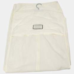 Gucci Cream Silk Bow Tie Detail Shirt M
