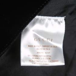 Gucci Black Velvet Skinny Jeans S Waist 30"