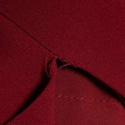 Gucci Red Crepe Off Shoulder Midi Dress S