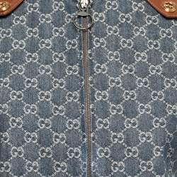 Gucci Blue GG Supreme Denim Mini Dress L