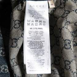 Gucci Blue GG Supreme Denim Mini Dress L