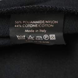 Gucci Black Knit Side Paneled Straight Fit Pants M