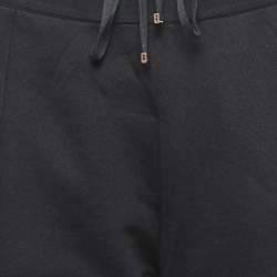Gucci Black Knit Side Paneled Straight Fit Pants M