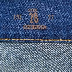 Pre Owned Gucci Blue Embroidered Denim New Flare Jeans M Waist 28"