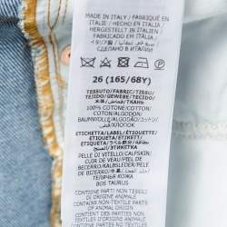 Pre Owned Gucci Blue Denim Horsebit 80s Fit Jeans S Waist 26"