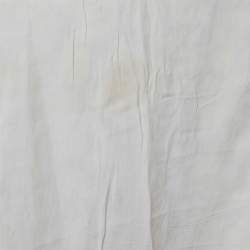 Gucci Cream Lace Ruffled Trim Sleeveless Mini Dress M