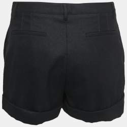 Gucci Black Wool Stud Detailed Shorts S