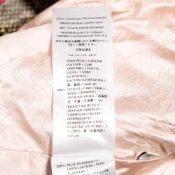 Gucci Multicolor Python Print Leather Bomber Jacket S