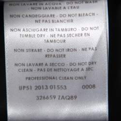 Pre Owned Gucci Black Crepe High Neck Midi Dress S