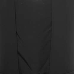 Gucci Black Silk Chain Detail Neck Sleeveless Short Dress M