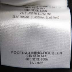 Pre Owned Gucci Black Silk Sleeveless Short Dress S