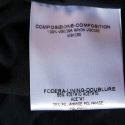 Pre Owned Gucci Multicolor Printed Jersey Draped Top S