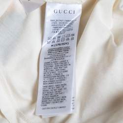 Disney X Gucci Micky Mouse Print Cotton Crew Neck Oversized T-Shirt M