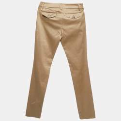 Gucci Beige Cotton Trousers S