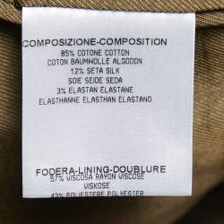 Gucci Brown Cotton Blend Mini Skirt M