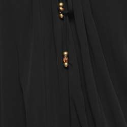 Gucci Black jersey Knit Maxi Dress M